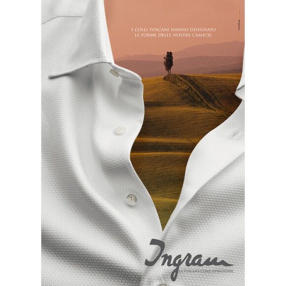 INGRAM Made in Italy 🇮🇹 long sleeve casual button-up Sz Medium - Picture 13 of 13